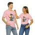 Rainbow Belly Dancer in Motion - Short Sleeve Tee